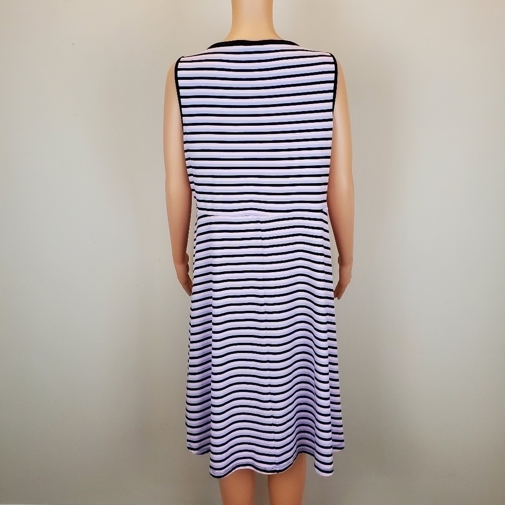 Torrid Sleeveless stripe Flare Jersey Mini dress size 0/L - Picture 6 of 13